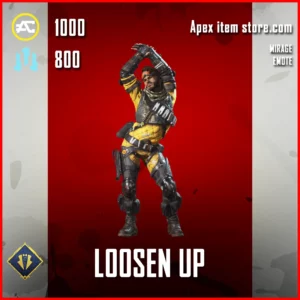 Loosen Up Mirage Emote in Apex Legends Dressed to Kill Collection Event