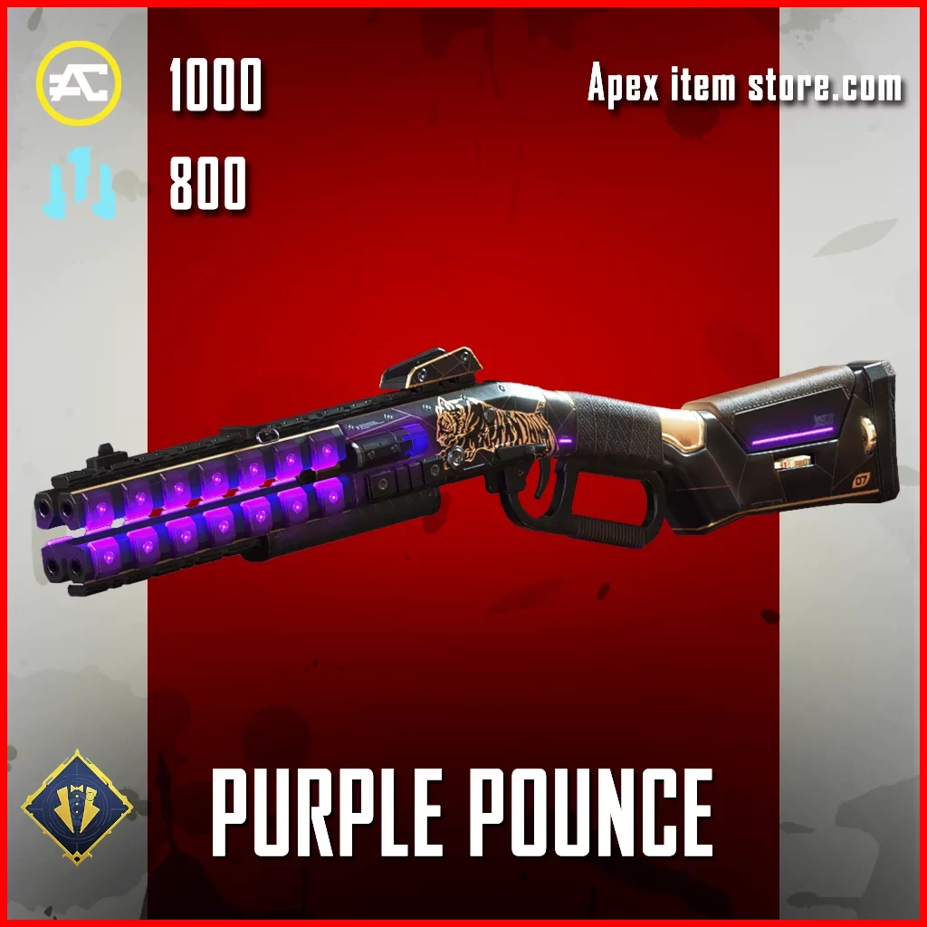 Purple Pounce Peacekeeper Skin in Apex Legends Dressed to Kill Collection Event