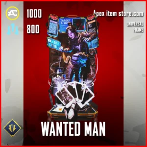 Wanted Man Universal Banner Frame in Apex Legends Dressed to Kill Collection Event