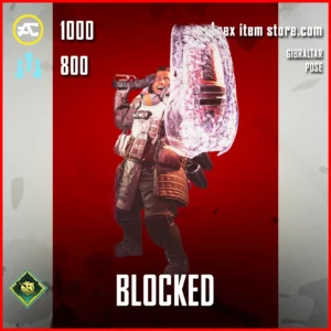 Blocked Gibraltar Pose in Apex Legends Neon Network Collection Event