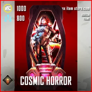 Cosmic Horror Horizon Banner Frame in Apex Legends Death Dynasty Collection Event