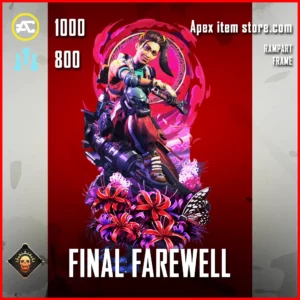Final Farewell Rampart Banner Frame in Apex Legends Death Dynasty Collection Event