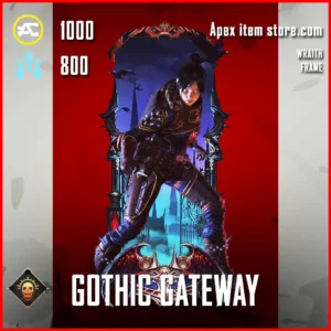 Gothic Gateway Wraith Banner Frame in Apex Legends Death Dynasty Collection Event