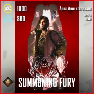 Summoning Fury Crypto Banner Frame in Apex Legends Death Dynasty Collection Event