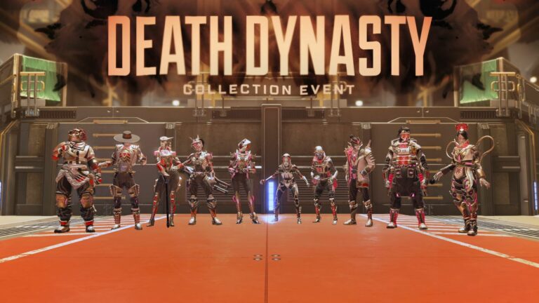 All Death Dynasty Collection Event Skins and Cosmetics