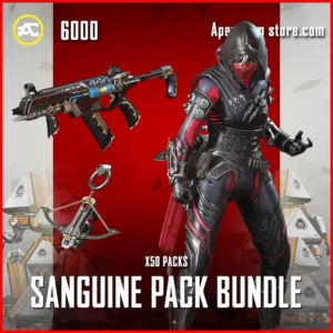 Sanguine Pack Bundle in Apex Legends Wraith Skin