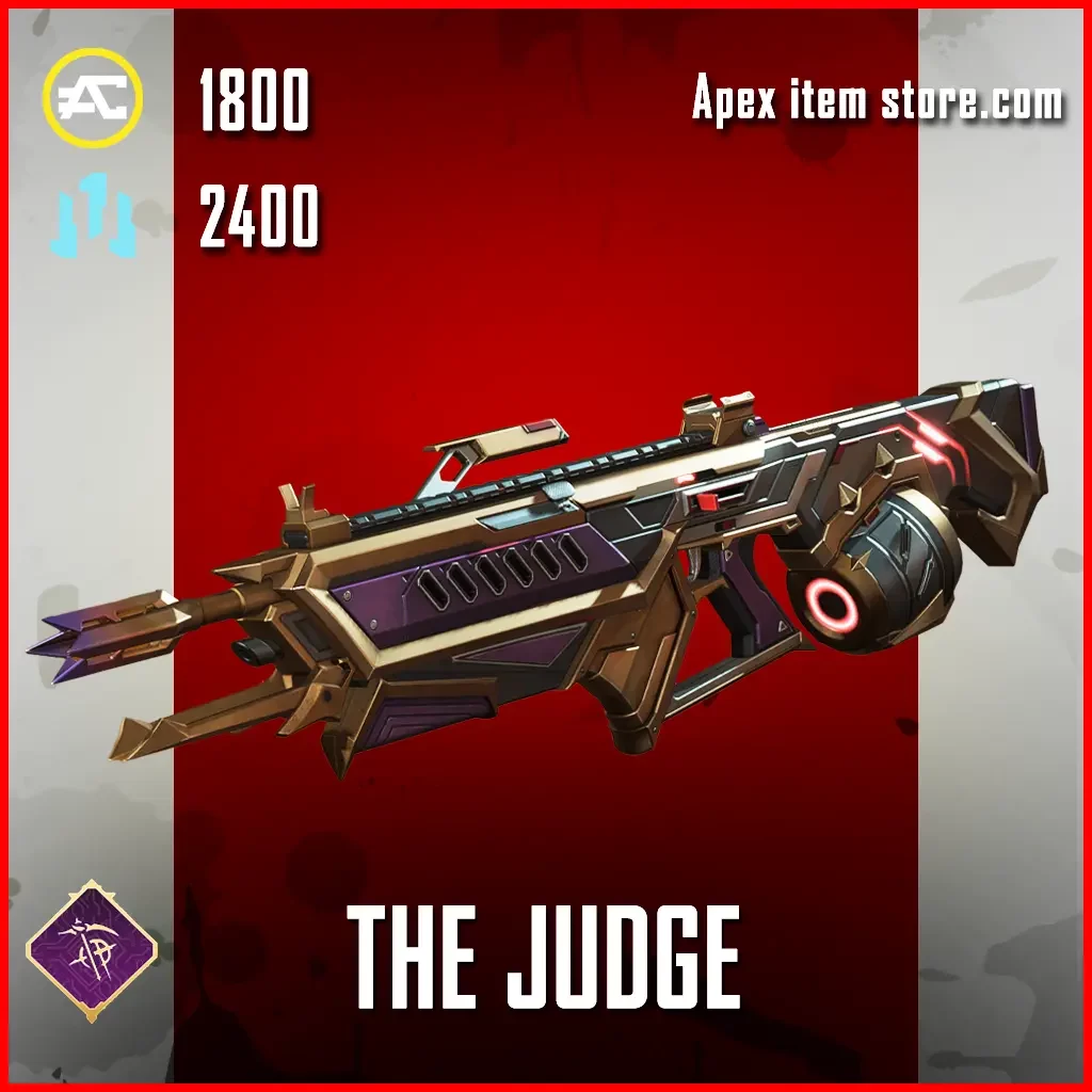 The Judge Rampage Skin in Apex Legends Harbingers Collection Event