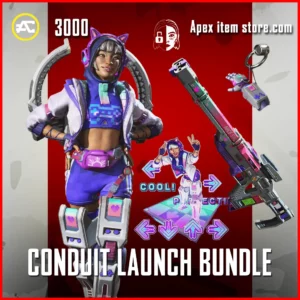 Conduit Launch Bundle in Apex Legends Arcade Blast Triple Take SKin