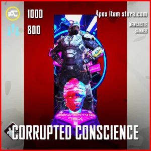 Corrupted Coscience Newcastle Banner in Apex Legends Doppelgangers Collection Event