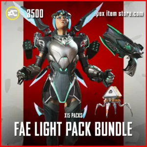 Fae Light Pack Bundle in Apex Legends Valkyrie and Fae Fire Wingman Skins