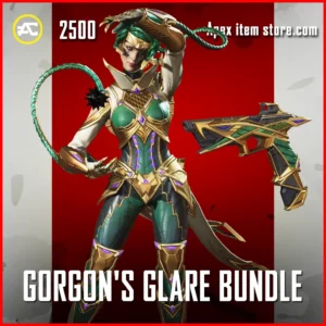 Gorgon's Glare Bundle in Apex Legends Catalyst and Venom Spitter RE-45 Skins