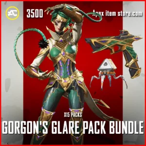 Gorgon's Glare Pack Bundle in Apex Legends Catalyst and Venom Spitter RE-45 Skins