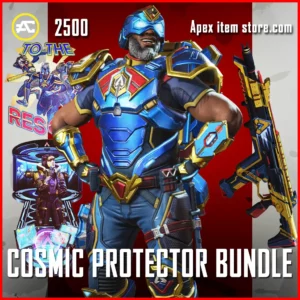 Cosmic Protector Bundle in Apex Legends Newcastle and Enforcer of Justice R-301 Skins