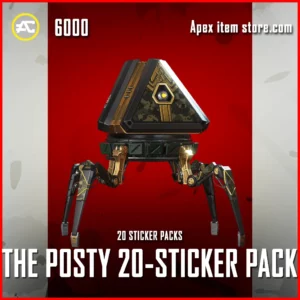 The Posty 20-Sticker Pack in Apex Legends X Post Malone Store