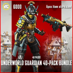 Underworld Guardian 40-Pack Bundle in Apex Legends Wraith and Warrior Bound Volt Skin