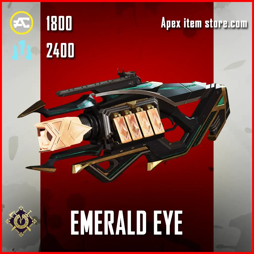 Emerald Eye Charge Rifle Skin in Apex Legends Uprising Collection Event