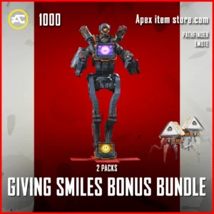 Giving Smiles Pathfinder Emote Bonus Bundle in Apex Legends