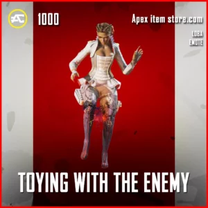 toying with the enemy loba emote in apex legends