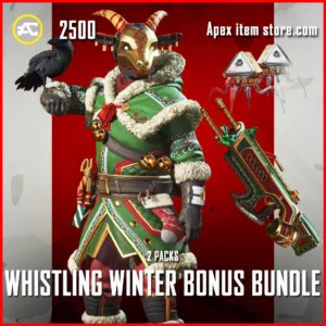 Whistling Winter Bloodhound Bonus Bundle in Apex Legends Holiday Surprise Rampage Skin