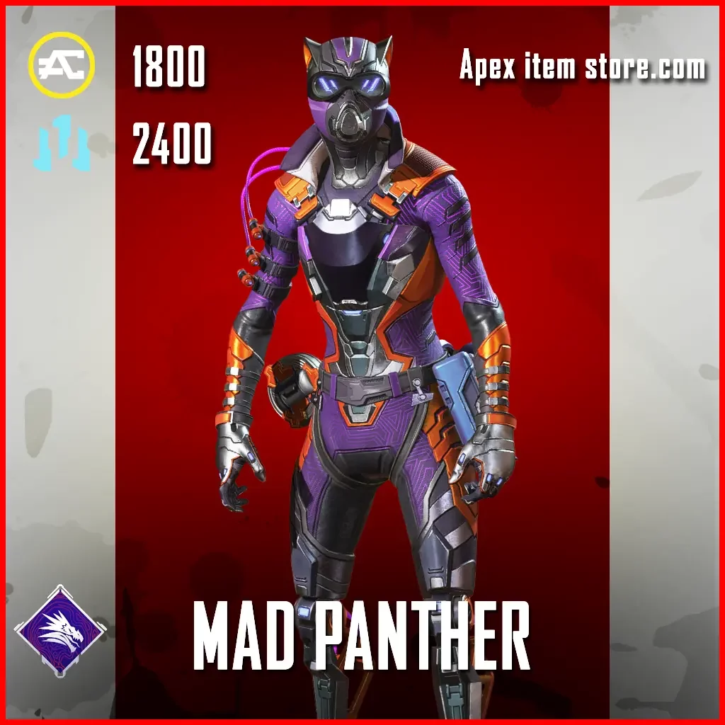 Mad Panther Octane Skin in Apex Legends