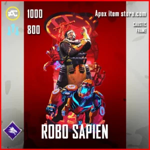 Robo Sapien Caustic Banner Frame in Apex Legends