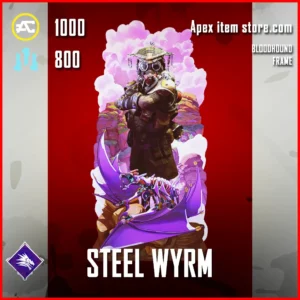 Steel Wyrm Bloodhound Banner Frame in Apex Legends